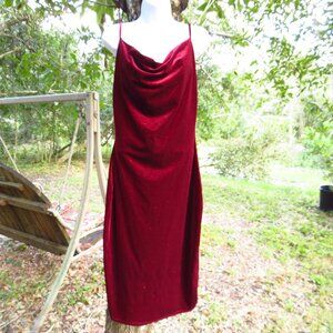 ELH Womens Red Sparkly Party Dress Size 10